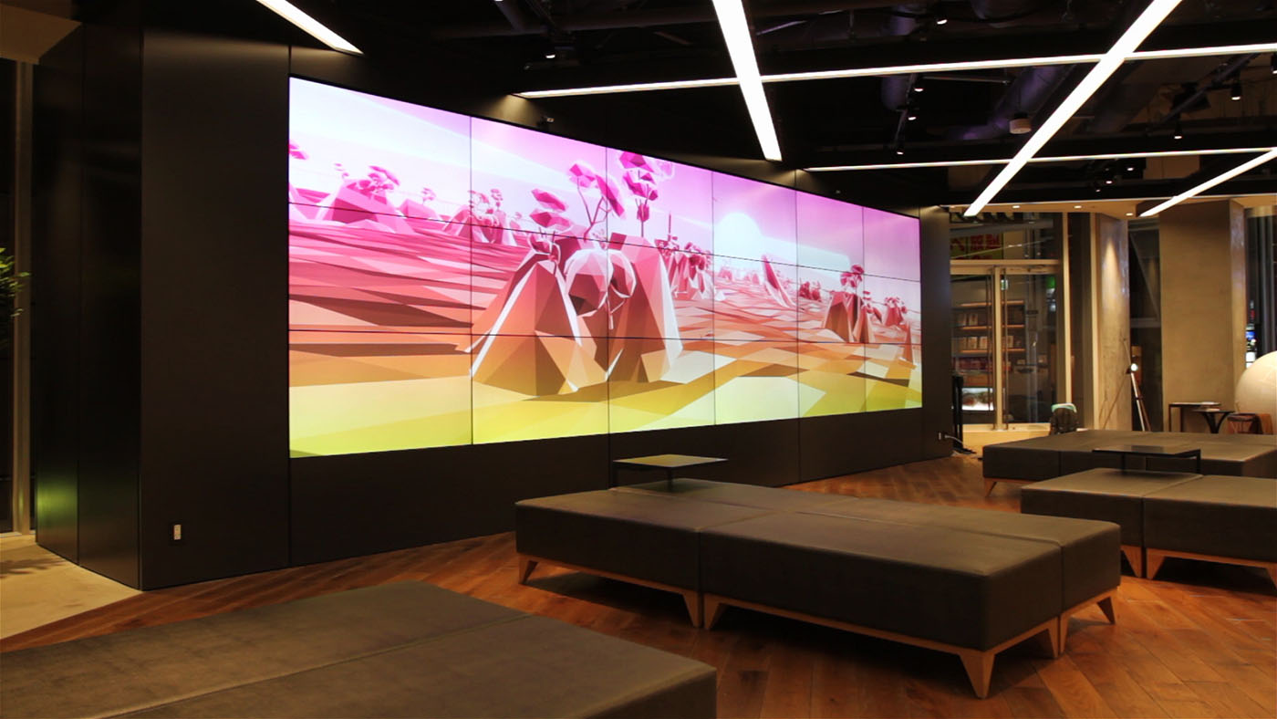 au SENDAI “Digital Signage Design Project”